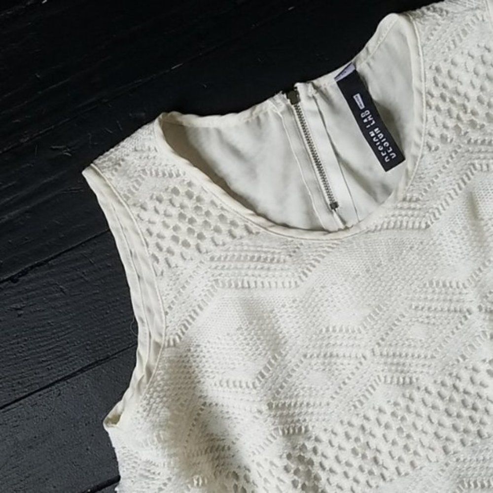 Design Lab White Tank Blouse - Picture 4 of 9